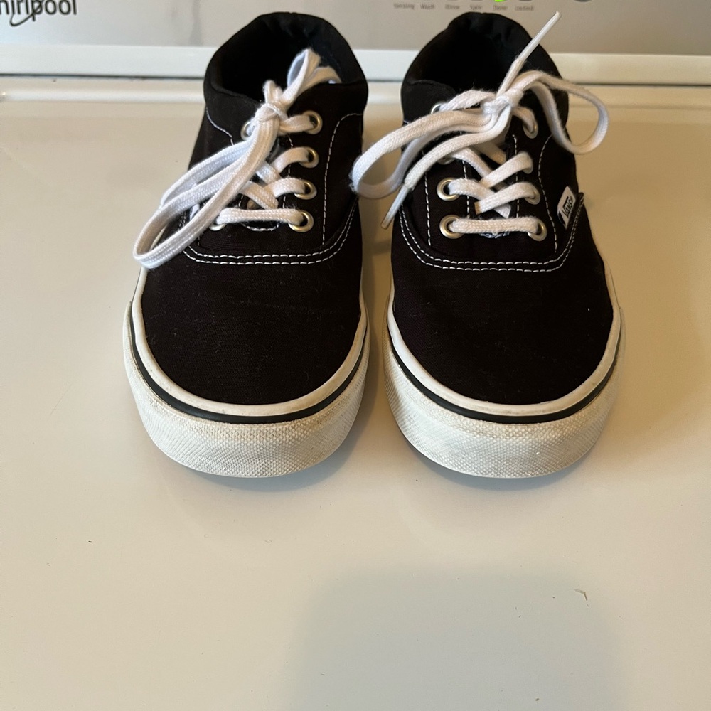 Vans Classic Black and White Sneakers - Picture 5 of 6